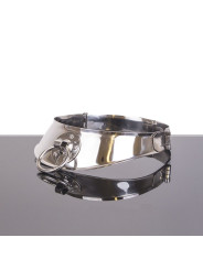 COLLAR DE SUMISIÓN CON ANILLA Y CANDADO - ACERO INOXIDABLE DE LA MARCA METAL HARD
