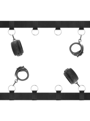 SET ATADURAS BDSM CAMA CON ESPOSAS Y NEOPRENO DE LA MARCA FETISH SUBMISSIVE BONDAGE