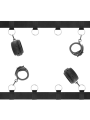 SET ATADURAS BDSM CAMA CON ESPOSAS Y NEOPRENO DE LA MARCA FETISH SUBMISSIVE BONDAGE