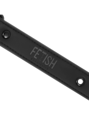 MORDAZA BDSM TRANSPIRABLE CUERO VEGANO AJUSTABLE DE LA MARCA FETISH SUBMISSIVE BONDAGE