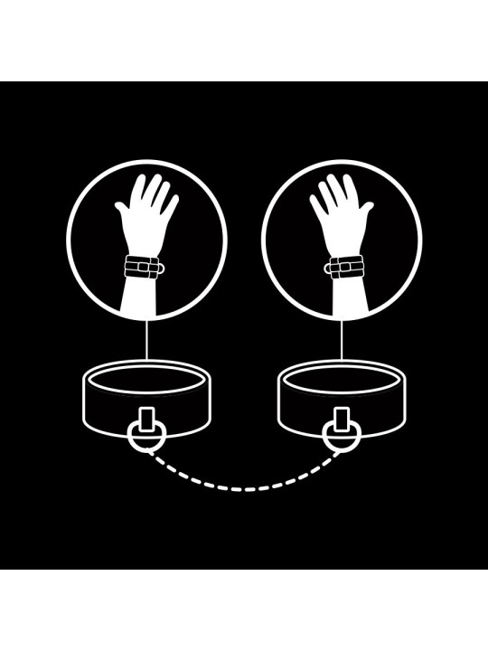 ESPOSAS BDSM CUERO VEGANO ACUERDO CON NOPRENO DE LA MARCA FETISH SUBMISSIVE BONDAGE