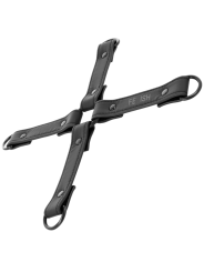 UNIÓN ESPOSAS CUERO VEGANO BDSM BONDAGE AJUSTABLE DE LA MARCA FETISH SUBMISSIVE BONDAGE