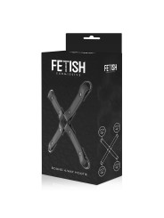 UNIÓN ESPOSAS CUERO VEGANO BDSM BONDAGE AJUSTABLE DE LA MARCA FETISH SUBMISSIVE BONDAGE