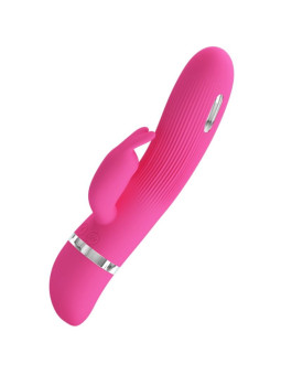 VIBRADOR CONEJO ELECTROSHOCK 7 FUNCIONES SILICONA DE LA MARCA PRETTY LOVE FLIRTATION