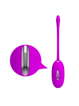 HUEVO VIBRADOR CON ELECTROSHOCK 7 MODOS RECARGABLE DE LA MARCA PRETTY LOVE SMART