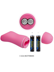 PINZAS VIBRADORAS CON ELECTROSHOCK PARA PEZONES FUCSIA DE LA MARCA BAILE STIMULATING