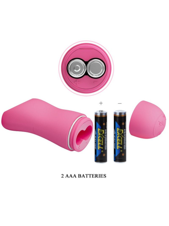 PINZAS VIBRADORAS CON ELECTROSHOCK PARA PEZONES FUCSIA DE LA MARCA BAILE STIMULATING