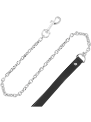 COLLAR BDSM CUERO ACUCHADO CON CORREA AJUSTABLE DE LA MARCA DARKNESS BONDAGE