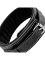 COLLAR BDSM CUERO ACUCHADO CON CORREA AJUSTABLE DE LA MARCA DARKNESS BONDAGE
