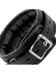 COLLAR BDSM DE CUERO SUAVE CON CADENA AJUSTABLE DE LA MARCA DARKNESS BONDAGE