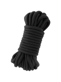 CUERDA BONDAGE ALGODÓN 5M NEGRO DARKNESS DE LA MARCA DARKNESS BONDAGE