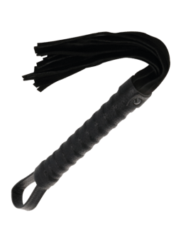 LÁTIGO BONDAGE NEGRO MANGO PIEL - DARKNESS DE LA MARCA DARKNESS SENSATIONS