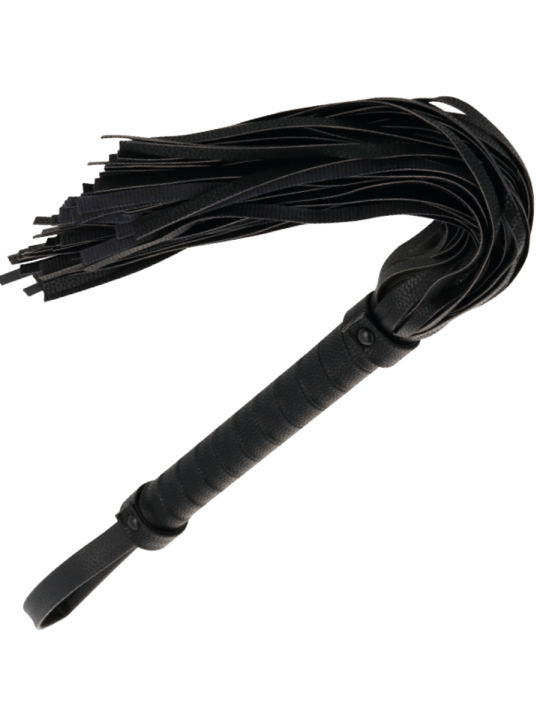 LÁTIGO BONDAGE NEGRO LEATHER 42CM - DARKNESS DE LA MARCA DARKNESS SENSATIONS