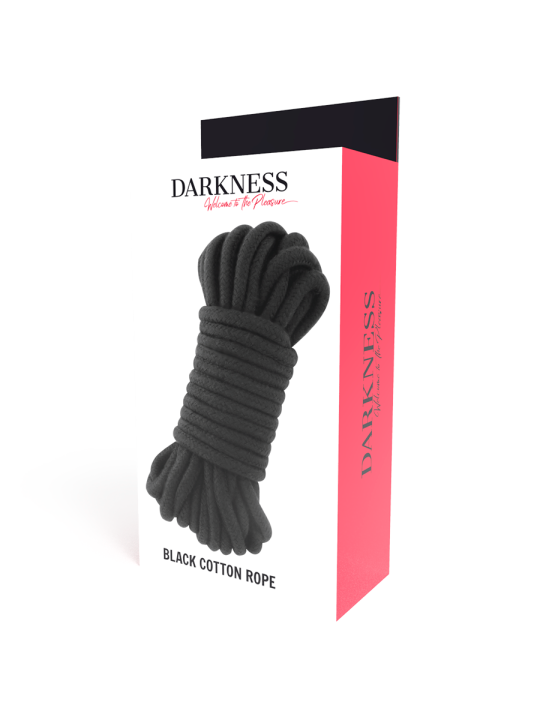 CUERDA BONDAGE ALGODÓN 10M NEGRO DARKNESS DE LA MARCA DARKNESS BONDAGE