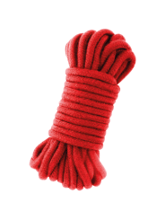 CUERDA BONDAGE ALGODÓN 10M ROJO - DARKNESS DE LA MARCA DARKNESS BONDAGE