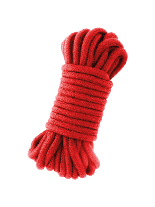 CUERDA BONDAGE ALGODÓN 10M ROJO - DARKNESS DE LA MARCA DARKNESS BONDAGE