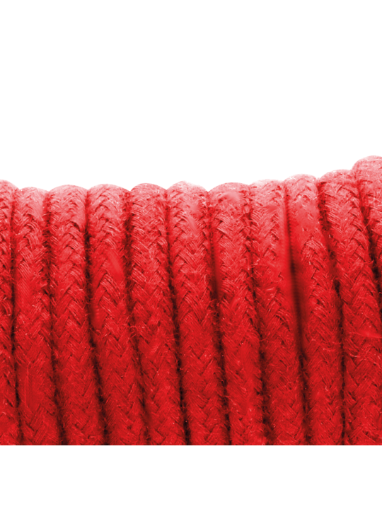 CUERDA BONDAGE ALGODÓN 10M ROJO - DARKNESS DE LA MARCA DARKNESS BONDAGE