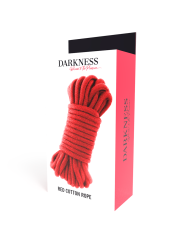 CUERDA BONDAGE ALGODÓN 10M ROJO - DARKNESS DE LA MARCA DARKNESS BONDAGE