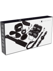 KIT BDSM BLACK 11 PIEZAS CUERO SINTÉTICO BONDAGE DE LA MARCA EXPERIENCE