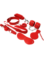 KIT BDSM ROJO 8 PIEZAS - BONDAGE Y SUMISIÓN DE LA MARCA EXPERIENCE