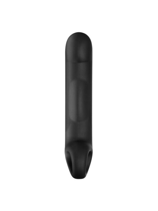 DILDO SILICONA NEGRO OVID ESTIMULACIÓN PUNTO G DE LA MARCA ELECTRASTIM