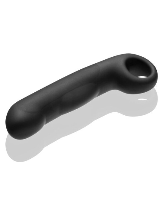 DILDO SILICONA NEGRO OVID ESTIMULACIÓN PUNTO G DE LA MARCA ELECTRASTIM