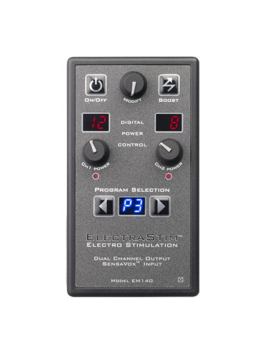 SENSAVOX ESTIMULADOR ELECTRÓNICO DE DOBLE CANAL DE LA MARCA ELECTRASTIM