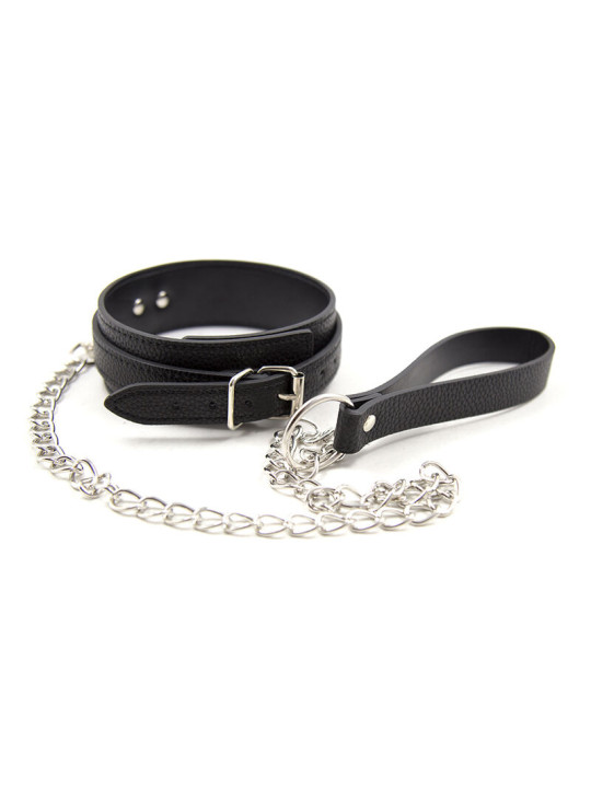 COLLAR FETICHISTA SERPIENTE IMITACIÓN PIEL AJUSTABLE DE LA MARCA OHMAMA FETISH