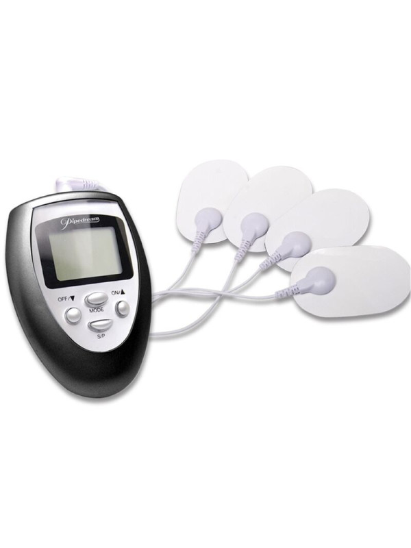 KIT ESTIMULACIÓN ELÉCTRICA CON PANTALLA LCD Y 5 ZONAS DE LA MARCA FETISH FANTASY SERIES