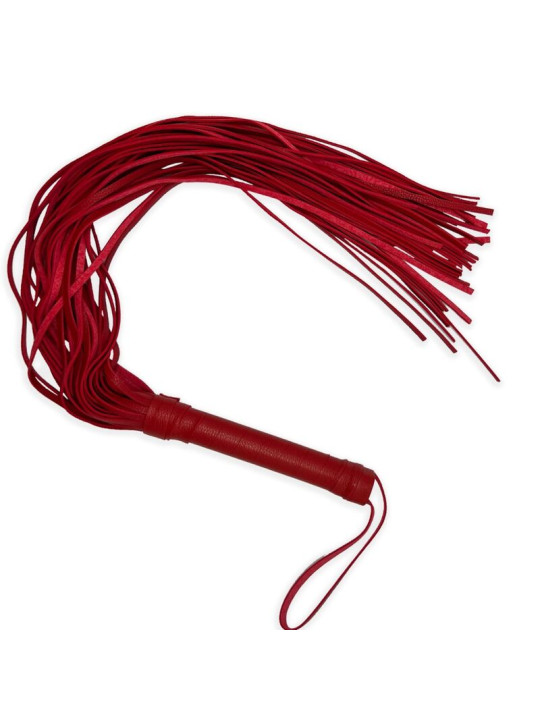 LÁTIGO BDSM ROJO FANTASY - CUERO ERGONÓMICO DE LA MARCA ALIVE