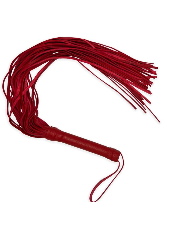 LÁTIGO BDSM ROJO FANTASY - CUERO ERGONÓMICO DE LA MARCA ALIVE
