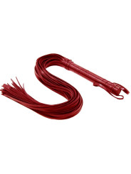 LÁTIGO BDSM ROJO FANTASY - CUERO ERGONÓMICO DE LA MARCA ALIVE