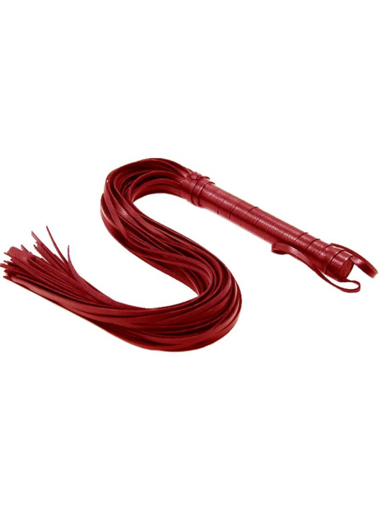 LÁTIGO BDSM ROJO FANTASY - CUERO ERGONÓMICO DE LA MARCA ALIVE
