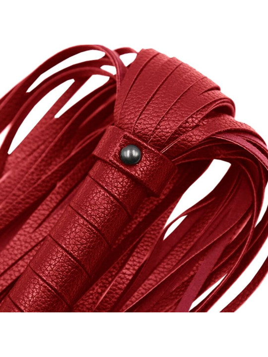 LÁTIGO BDSM ROJO FANTASY - CUERO ERGONÓMICO DE LA MARCA ALIVE