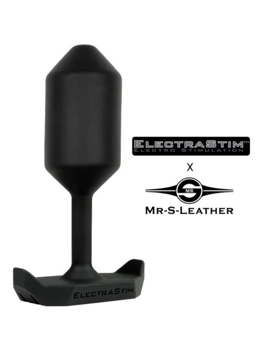 ELECTRO PLUG ANAL SILICONA MR-S-LEATHER ESTIMULACIÓN DE LA MARCA ELECTRASTIM