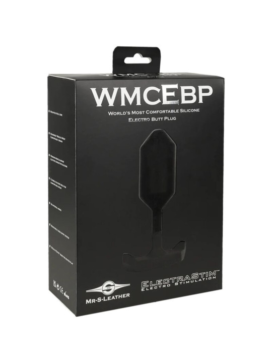 ELECTRO PLUG ANAL SILICONA MR-S-LEATHER ESTIMULACIÓN DE LA MARCA ELECTRASTIM
