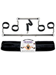 SET BARRAS ESPOSAS RESTRICCIÓN FETISH 4 PIEZAS DE LA MARCA FETISH FANTASY SERIES