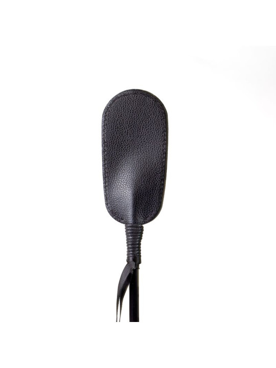 FUSTA NEGRA DE CUERO VEGANO PARA BDSM DE LA MARCA SECRETPLAY 100% FETISH