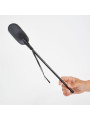 FUSTA NEGRA DE CUERO VEGANO PARA BDSM DE LA MARCA SECRETPLAY 100% FETISH