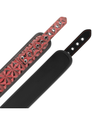COLLAR BDSM CON PINZAS PEZONES Y CADENAS NEOPRENO DE LA MARCA BEGME RED EDITION