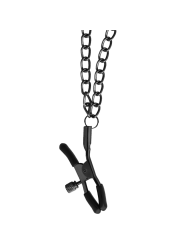 COLLAR BDSM CON PINZAS PEZONES Y CADENAS NEOPRENO DE LA MARCA BEGME RED EDITION