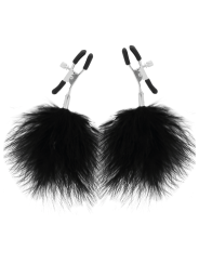 PINZAS PARA PEZONES AJUSTABLES CON POMPONES DARKNESS DE LA MARCA DARKNESS SENSATIONS