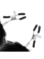 PINZAS PARA PEZONES AJUSTABLES CON POMPONES DARKNESS DE LA MARCA DARKNESS SENSATIONS