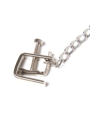 PINZAS PEZONES METÁLICAS CON CADENA AJUSTABLES DE LA MARCA OHMAMA FETISH