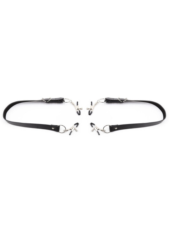 PINZAS FETICHISTAS CON CORREAS PARA PIERNAS Y LABIOS DE LA MARCA OHMAMA FETISH