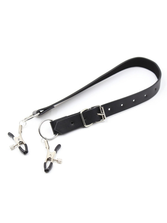 PINZAS FETICHISTAS CON CORREAS PARA PIERNAS Y LABIOS DE LA MARCA OHMAMA FETISH