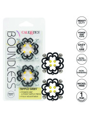 PINZAS PARA PEZONES AJUSTABLES BOUNDLESS 4 PUNTOS DE LA MARCA CALEXOTICS