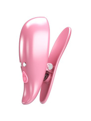 PINZAS VIBRATORIAS PARA PEZONES ROSA 10 FUNCIONES DE LA MARCA PRETTY LOVE FLIRTATION