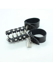 JAULA PENE METÁLICA CON CORREAS AJUSTABLES PIEL DE LA MARCA OHMAMA FETISH