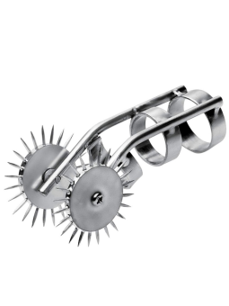 ESTIMULADOR METÁLICO DE DEDOS CON RUEDAS DE LA MARCA METAL HARD